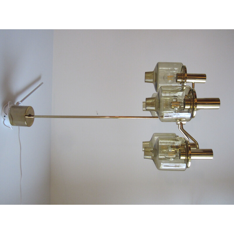 Vintage chandelier Prior T507 by Hans-Agne Jakobsson for AB Markaryd