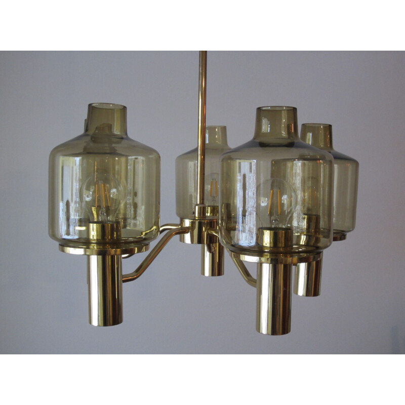 Vintage chandelier Prior T507 by Hans-Agne Jakobsson for AB Markaryd