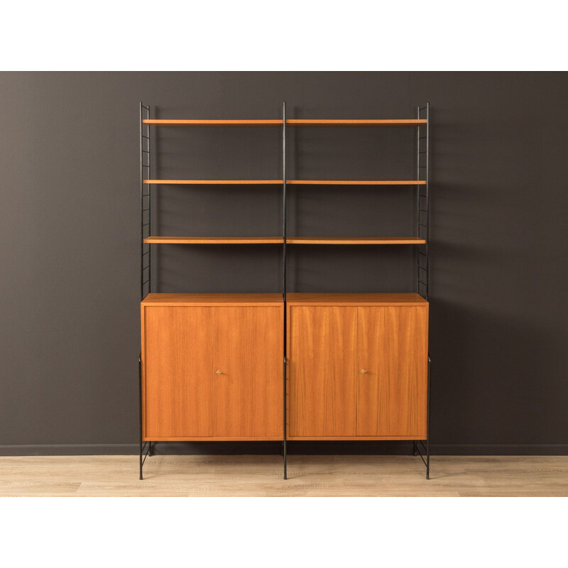Vintage wall shelving system, WHB 1960s