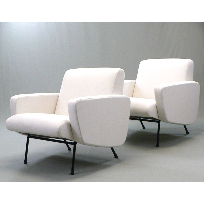 Pair of "Breda" vintage armchairs by Pierre Guariche
