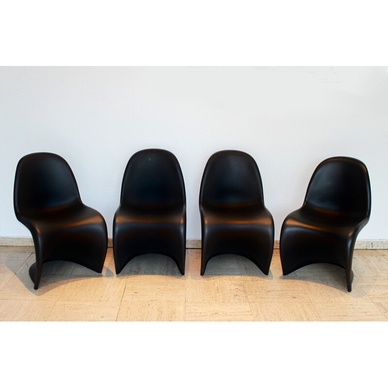 Set of 4 Panton chairs by Verner Panton for Vitra, 1999