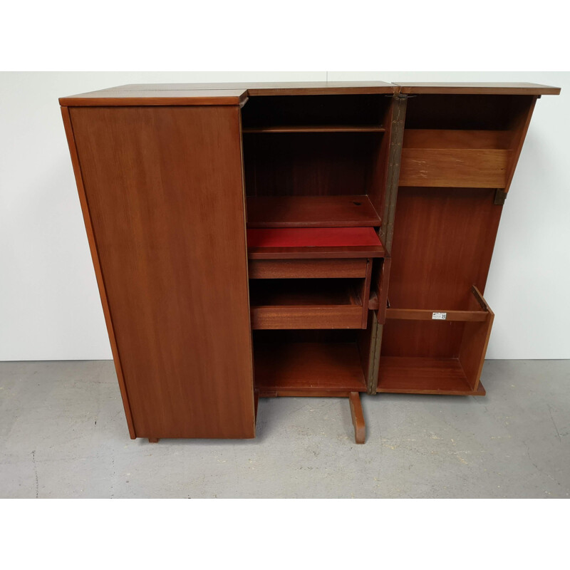 Bureau box vintage en bois