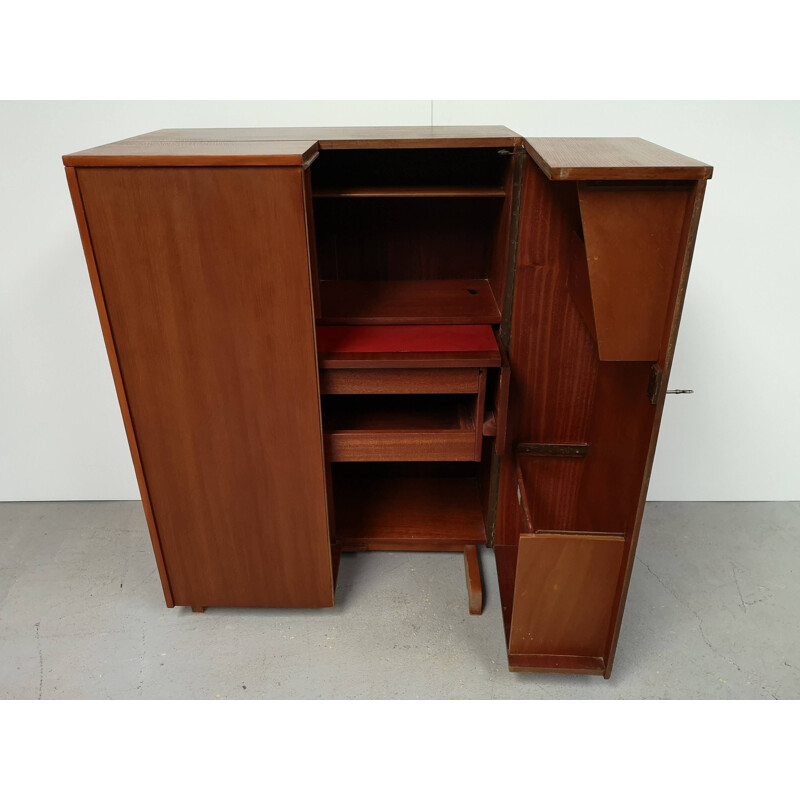 VIntage closed wooden box desk