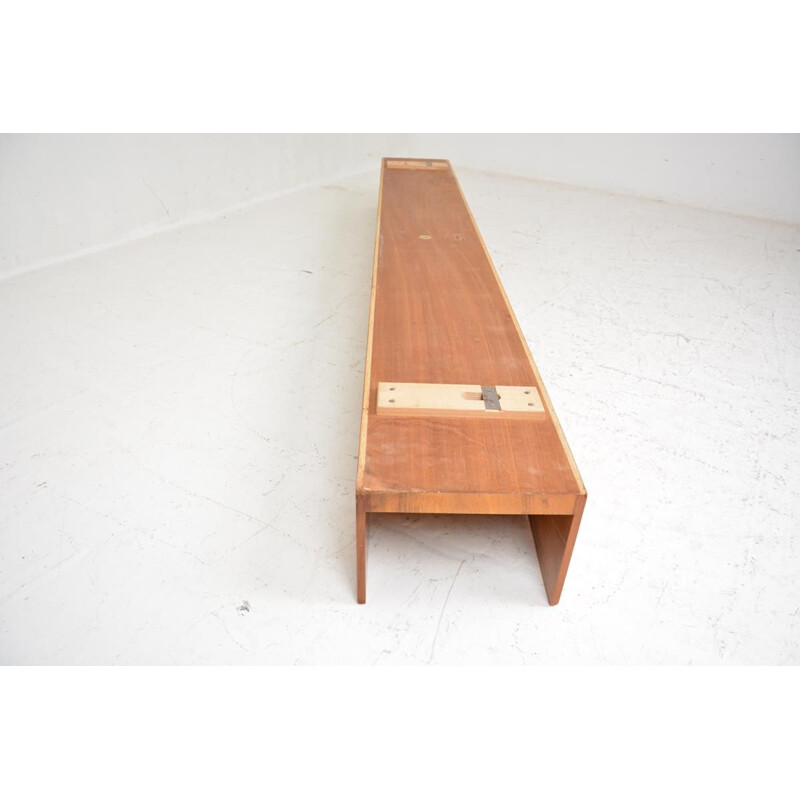 Vintage teak wall shelf by Wilhelm Renz, 1960 