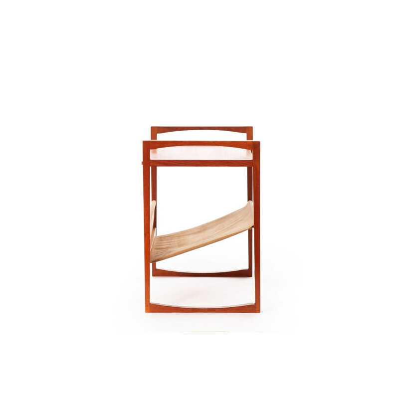 Danish magazine rack by Henning Wind-Hansen for Sika Møbler, 1960s