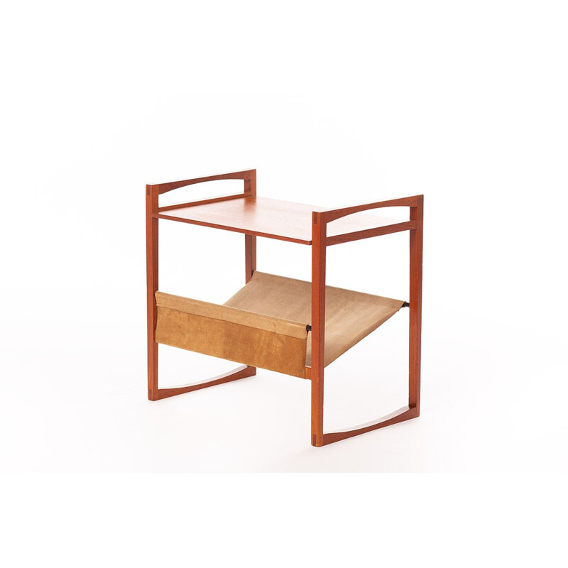 Danish magazine rack by Henning Wind-Hansen for Sika Møbler, 1960s