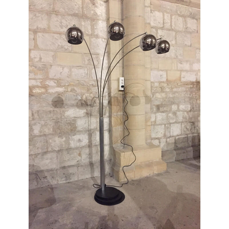 Vintage floor lamp "Lily of the valley" by Gioffredo Reggiani