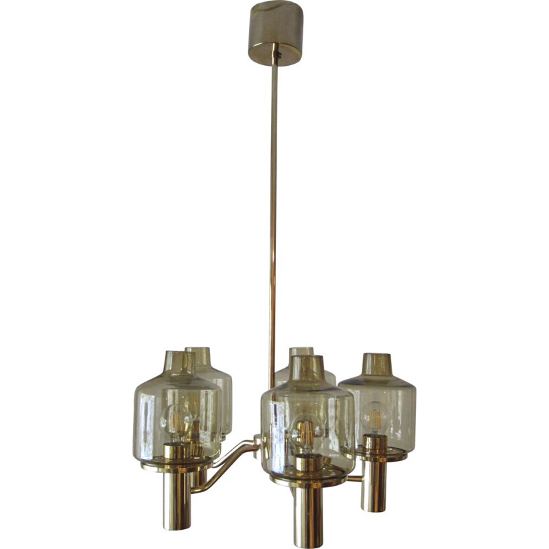 Vintage chandelier Prior T507 by Hans-Agne Jakobsson for AB Markaryd