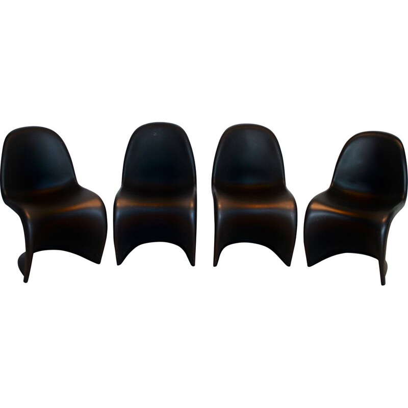 Set of 4 Panton chairs by Verner Panton for Vitra, 1999