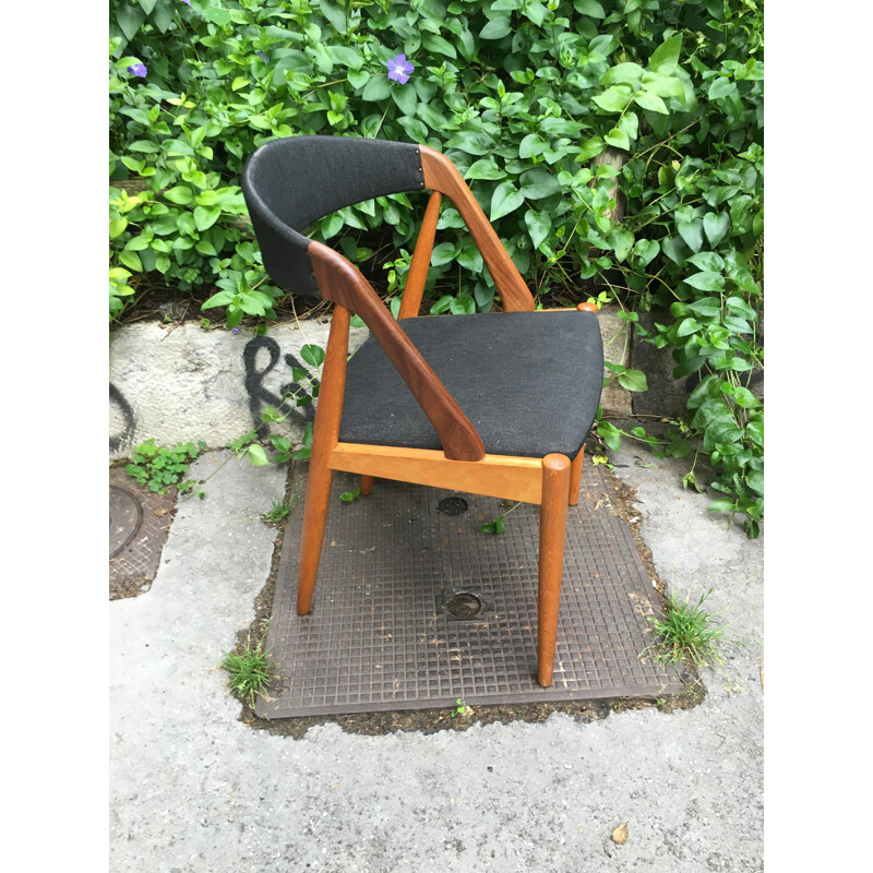 Scandinavian chair in teak, Kaï KRISTIANSEN - 1960s