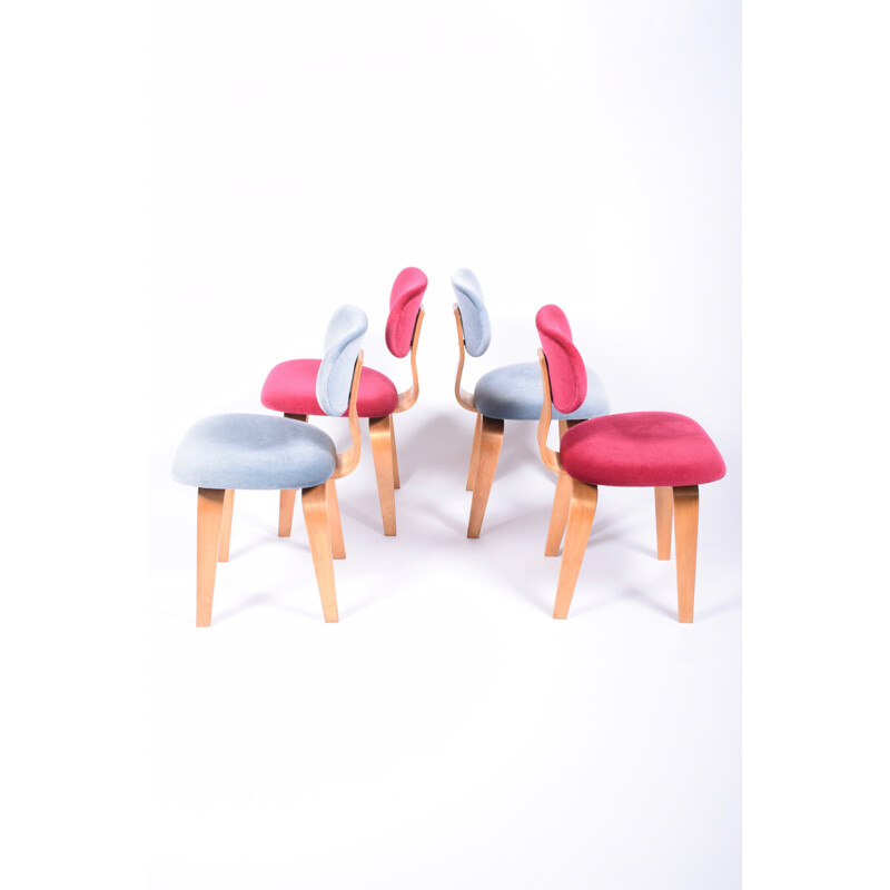 Set of 4 "SB03" Pastoe chairs, Cees BRAAKMAN - 1960s