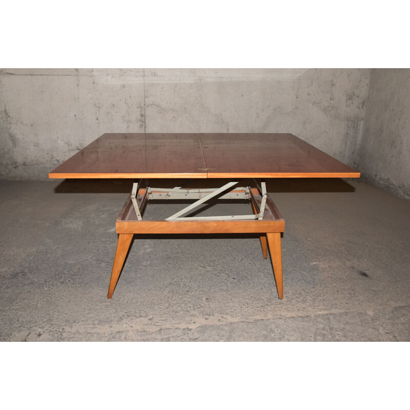 Vintage convertible table Albert Ducrot 1950