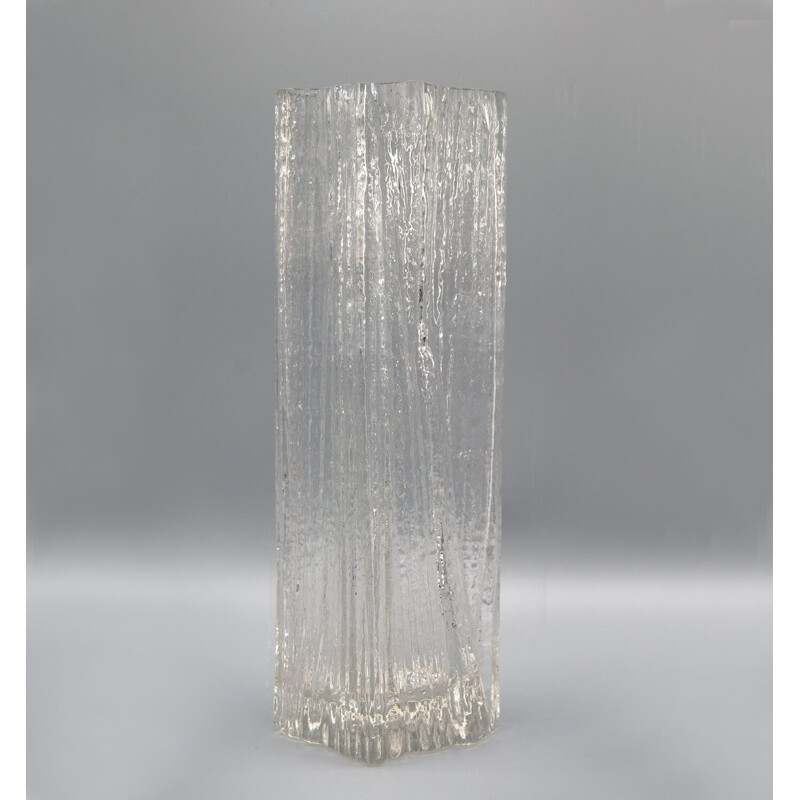 Vase en verre vintage de Martin Freyer pour Rosenthal Studio Line, 1970 