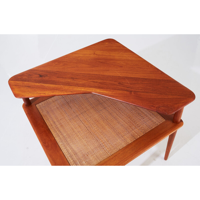 Vintage coffee table in teak "Minerva" by Peter Hvidt - Orla Molgaard-Nielsen, 1960s