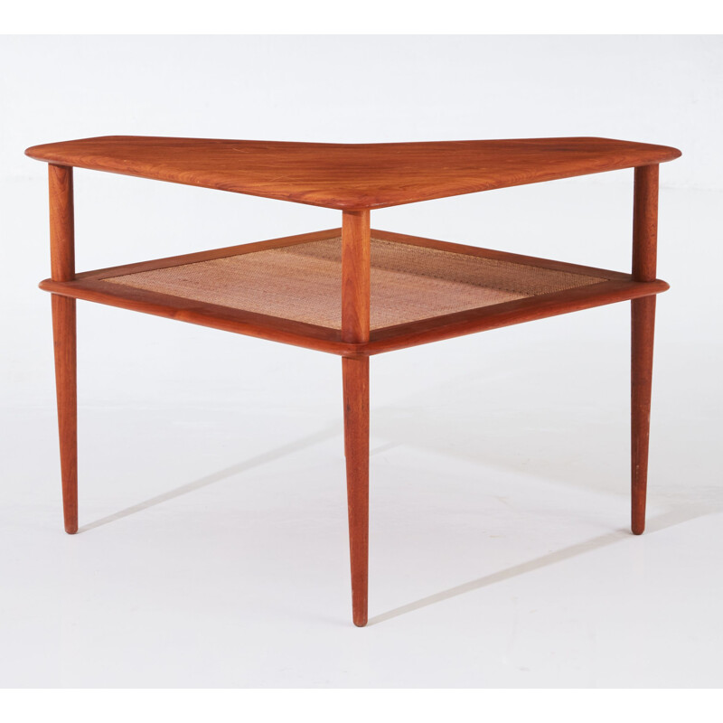 Vintage coffee table in teak "Minerva" by Peter Hvidt - Orla Molgaard-Nielsen, 1960s