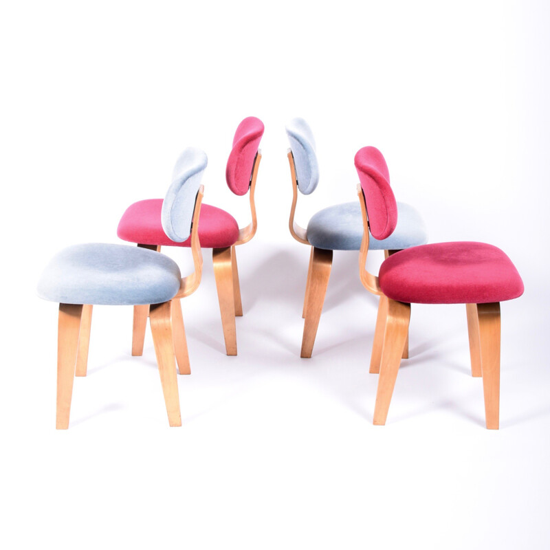 Set of 4 "SB03" Pastoe chairs, Cees BRAAKMAN - 1960s