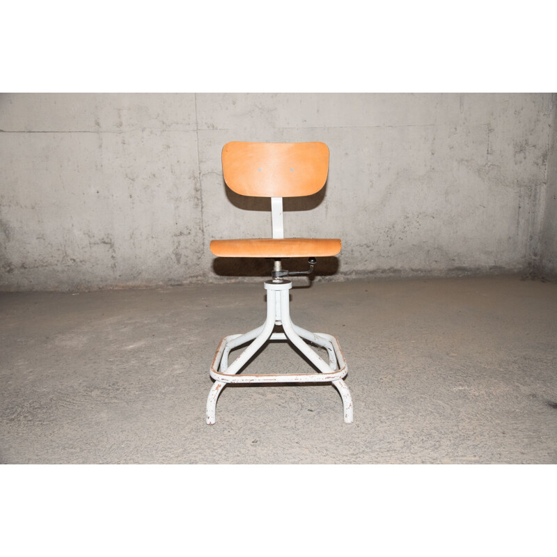 Vintage industrial office chair Eurosit 1950