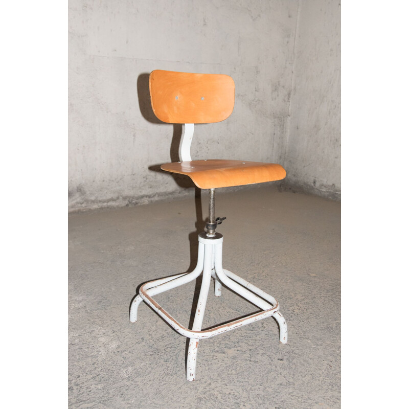 Vintage industrial office chair Eurosit 1950