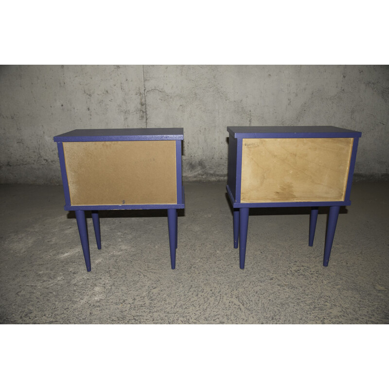 Pair of 1960's vintage bedside tables