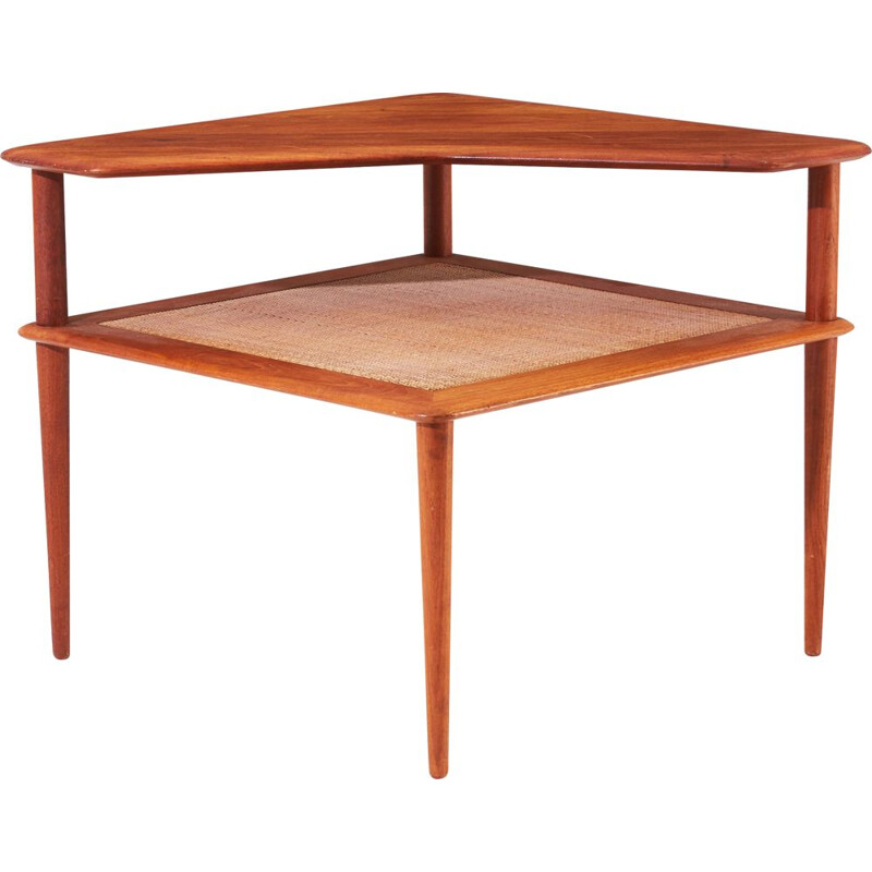 Vintage coffee table in teak "Minerva" by Peter Hvidt - Orla Molgaard-Nielsen, 1960s