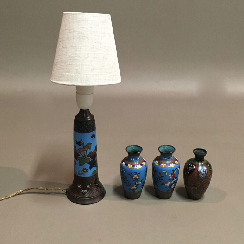 Set of 4 vintage pieces in Scandinavian design, 1950 