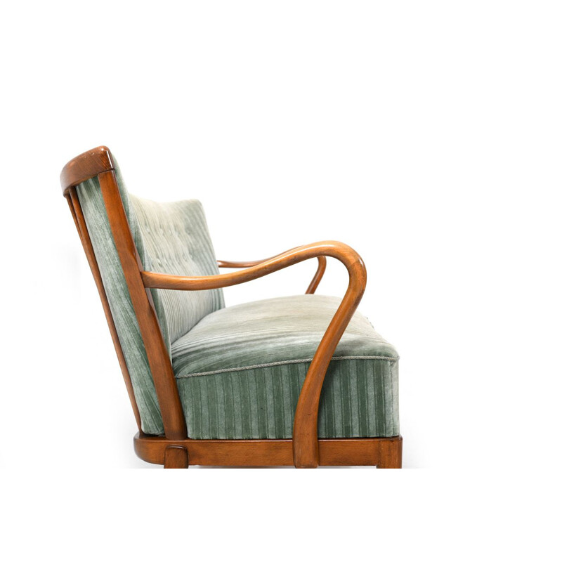 Ensemble de 2 fauteuils et canapé vintage de Slagelse Møbelværk, 1930