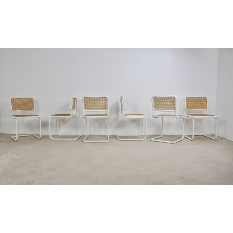 Set of 6 vintage chairs B32 By Marcel Breuer