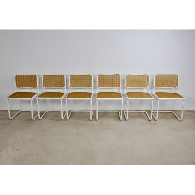 Set of 6 vintage chairs B32 By Marcel Breuer