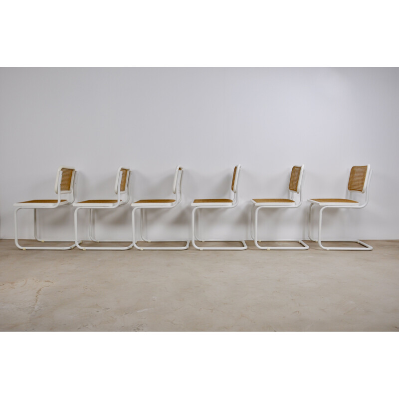 Set of 6 vintage chairs B32 By Marcel Breuer