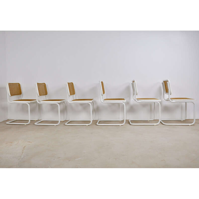 Set of 6 vintage chairs B32 By Marcel Breuer