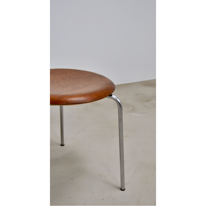 Vintage stool model 3170 by Arne Jacobsen for Fritz Hansen, 1950's