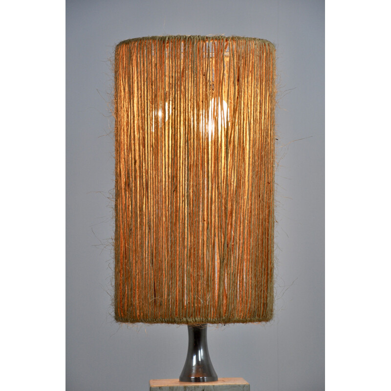 Vintage Italian travertine lamp 1960