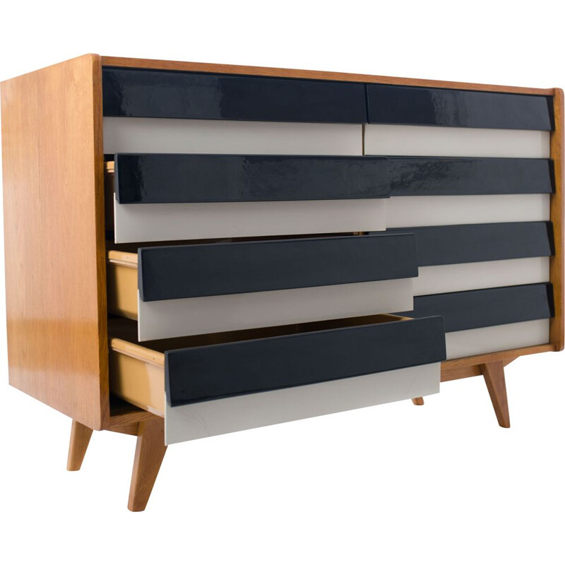 Vintage sideboard U 453 by Jiří Jiroutek for Interier Praha, 1960s