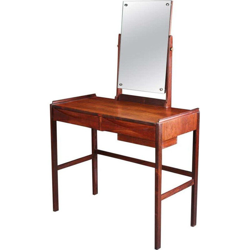 Vintage rosewood dressing table by Arne Vodder  for N.C Mobler, 1960