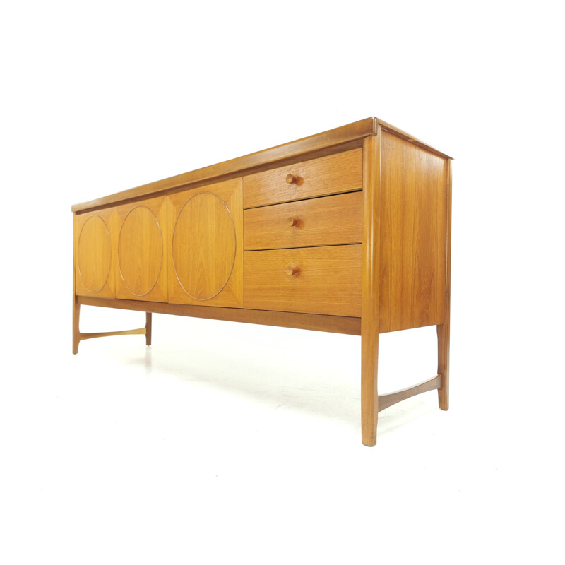 Vintage Nathan Circles teak sideboard, 1960-1970 