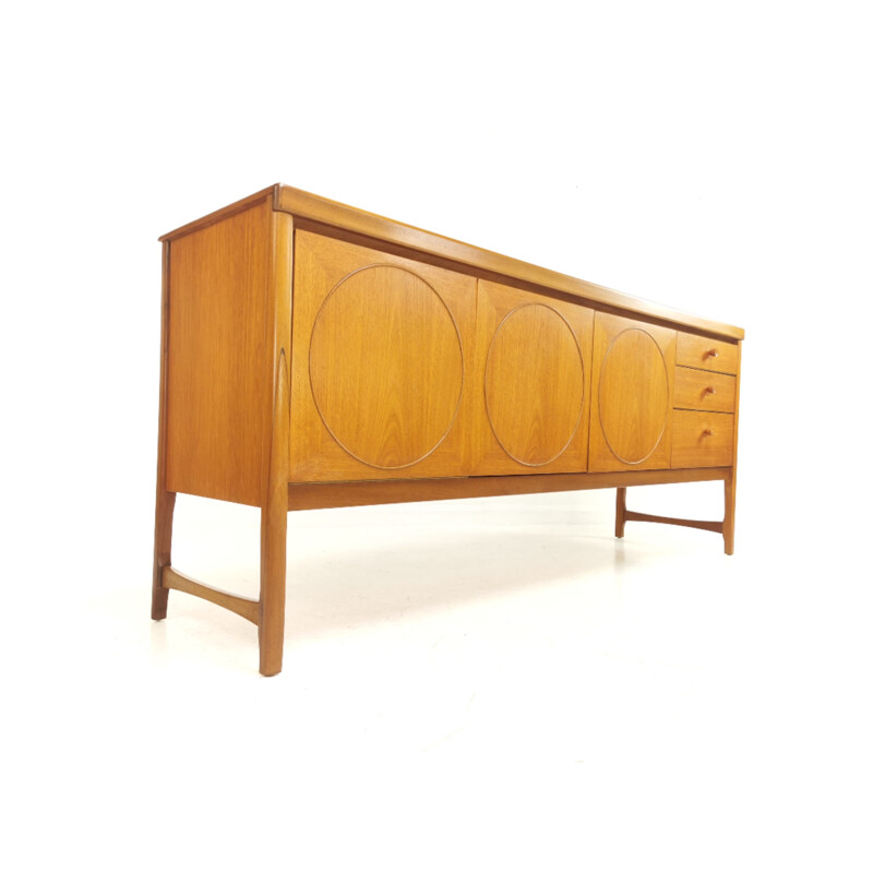 Vintage Nathan Circles teak sideboard, 1960-1970 