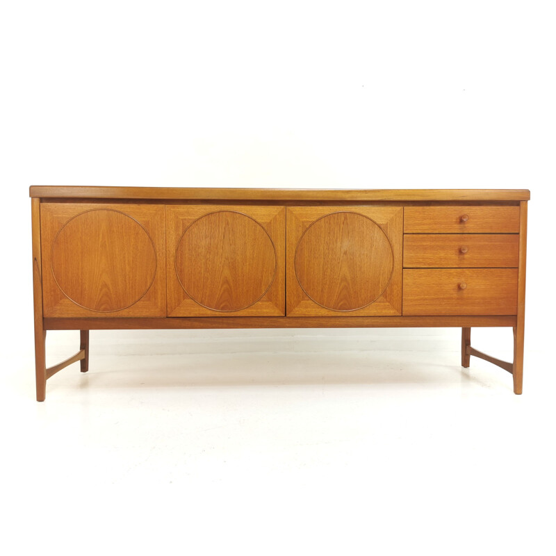 Vintage Nathan Circles teak sideboard, 1960-1970 