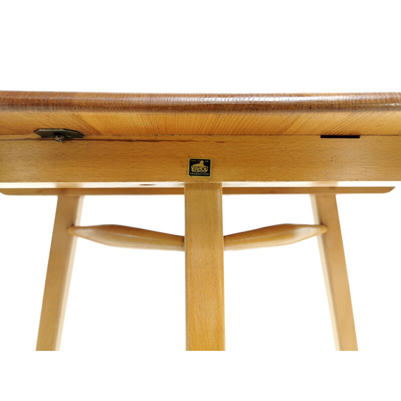 Vintage Ercol Plank top writing desk