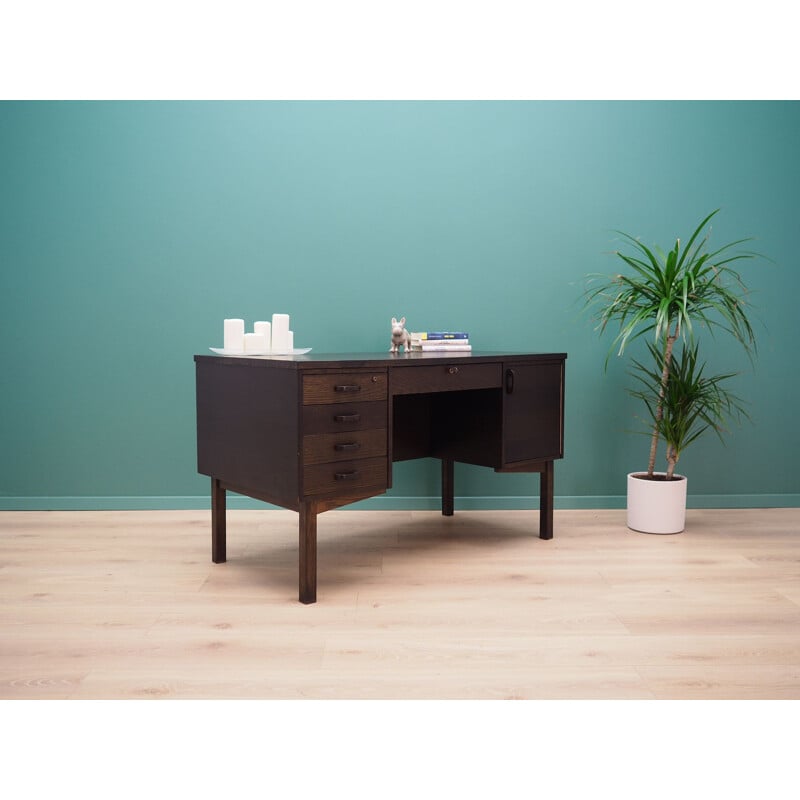 Oak vintage desk, 1970