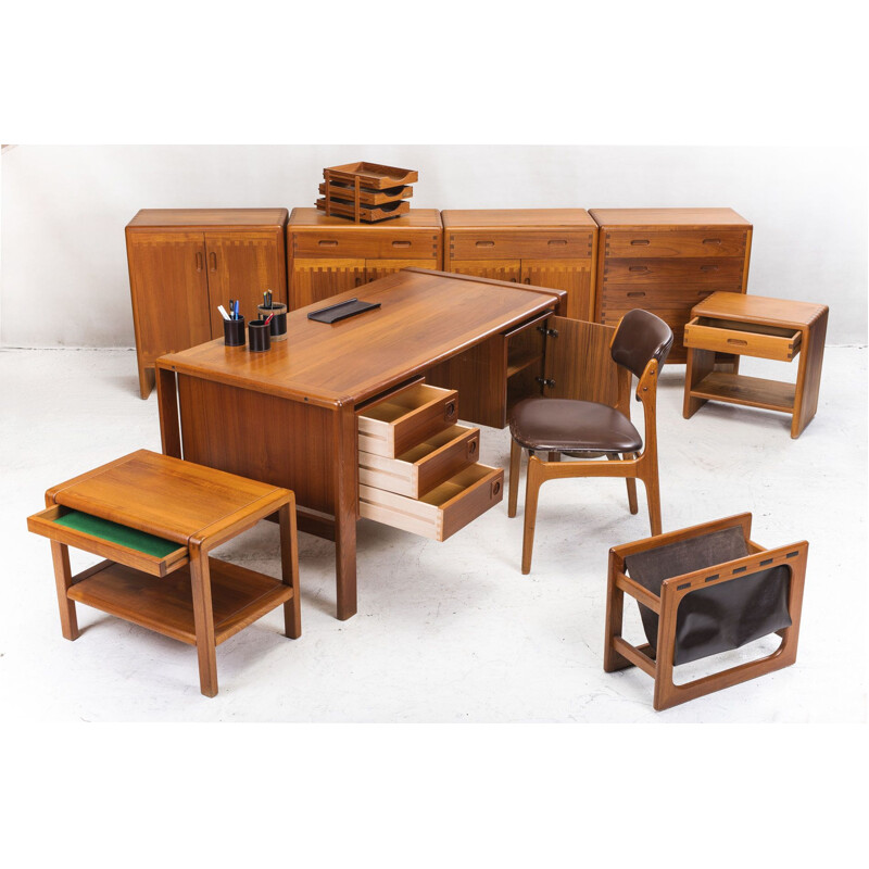 Danish vintage office Set, 1960s