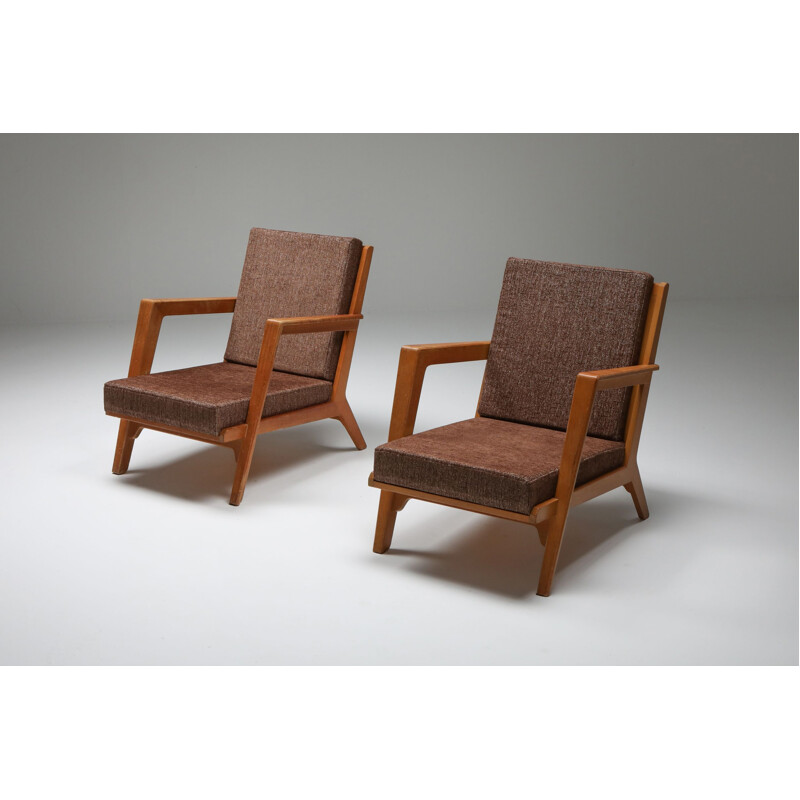 Pair of Vintage armchairs by Elmar Berkovich, 1950s