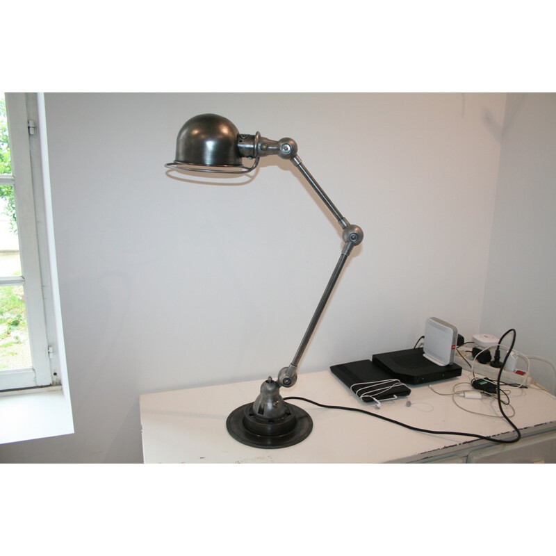 Jielde industrial stand lamp with 2 arms, Jean-Louis DOMECQ - 1950s