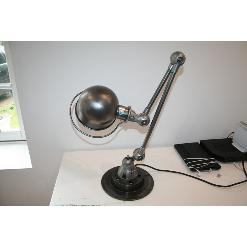 Jielde industrial stand lamp with 2 arms, Jean-Louis DOMECQ - 1950s