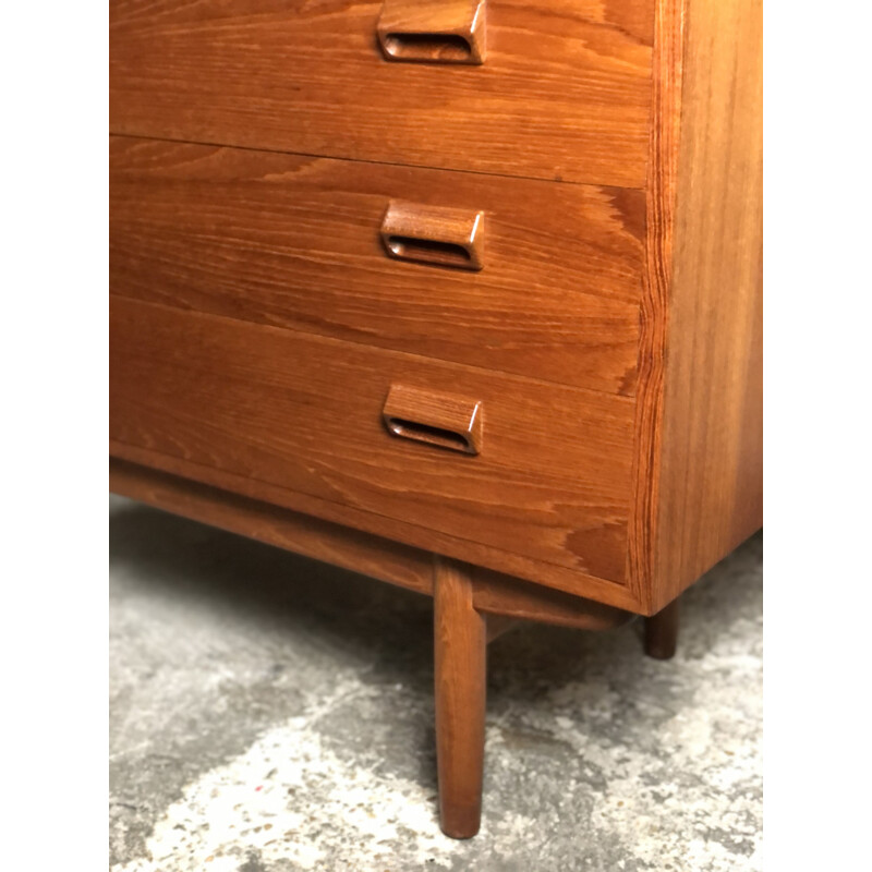 Scandinavian secretary in vintage teak by Børge Mogensen for Søborg