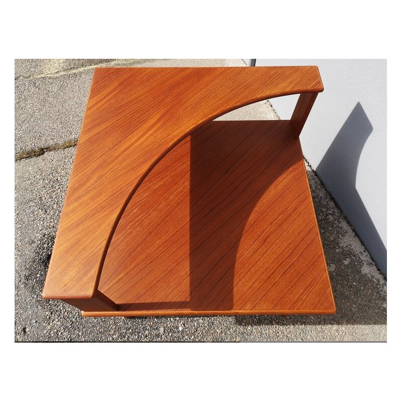 Vintage Scandinavian teak coffee table by Alf Svensson and Yngvar Sandström