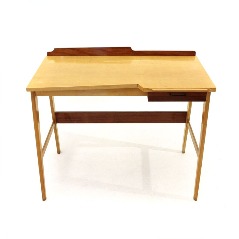 Vintage irregular desk, 1950s