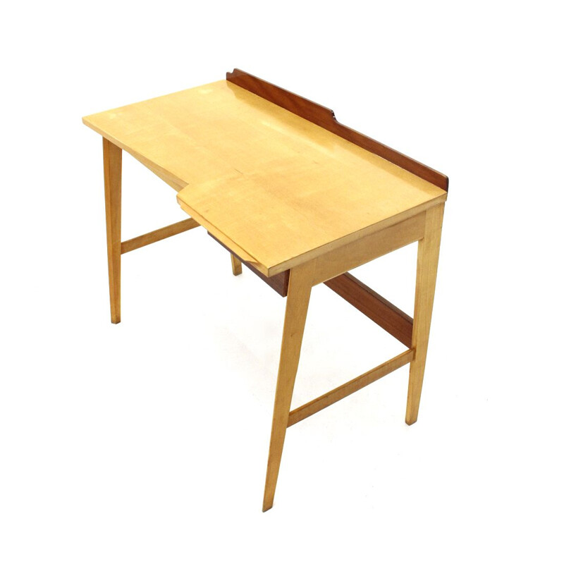 Vintage irregular desk, 1950s