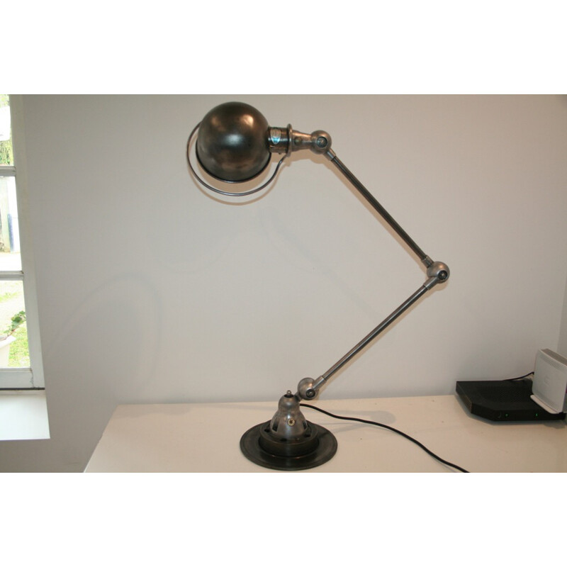 Jielde industrial stand lamp with 2 arms, Jean-Louis DOMECQ - 1950s