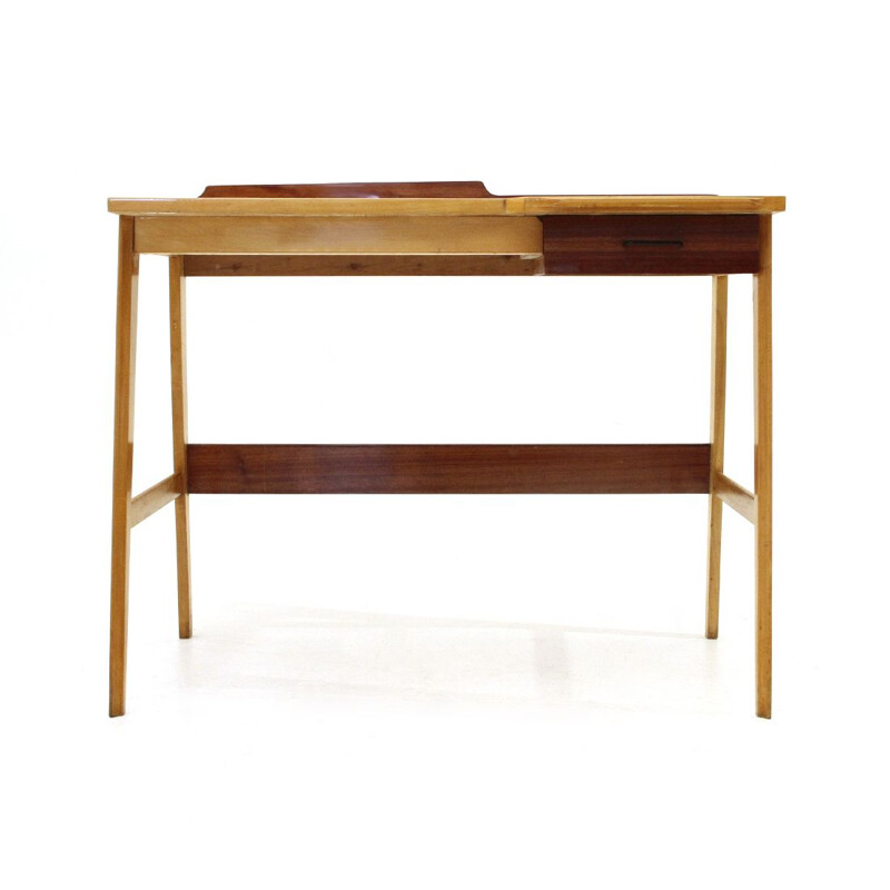 Vintage irregular desk, 1950s