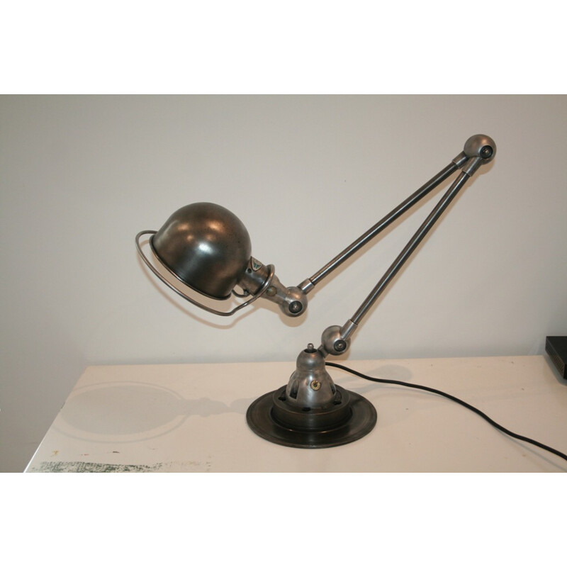 Jielde industrial stand lamp with 2 arms, Jean-Louis DOMECQ - 1950s